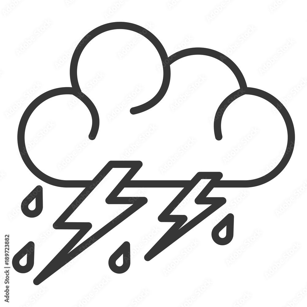 weather cloud rainy with ray weather cloud rainy with ray
