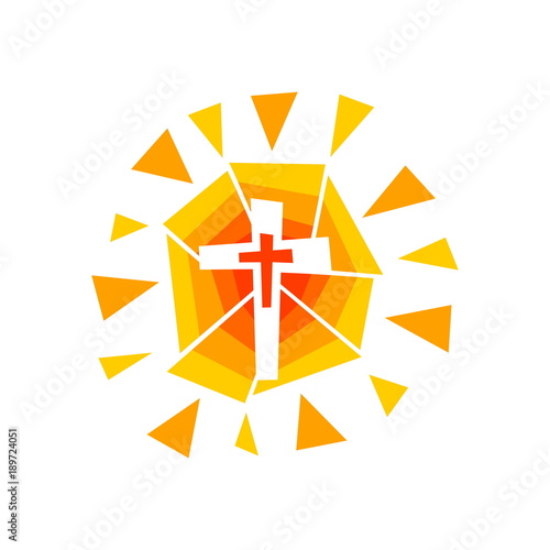 Logo. The Shining Cross of Jesus Christ