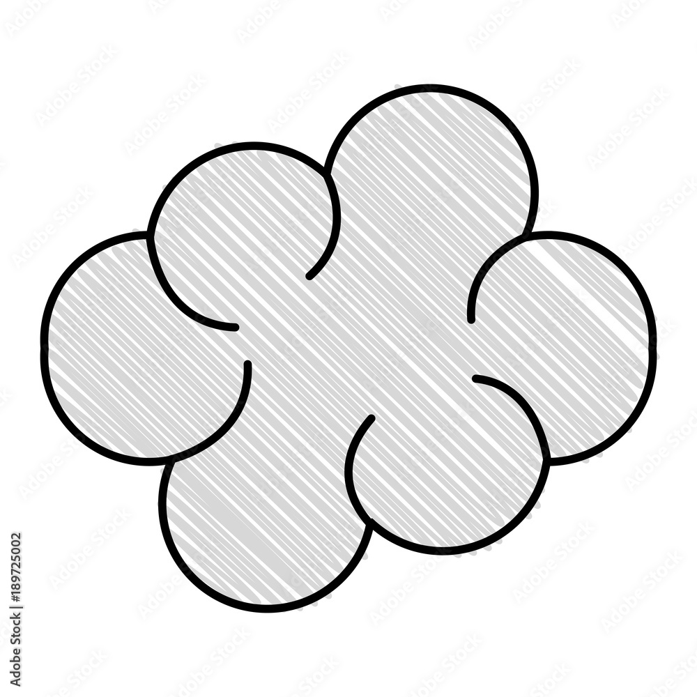 weather cloud isolated icon weather cloud isolated icon