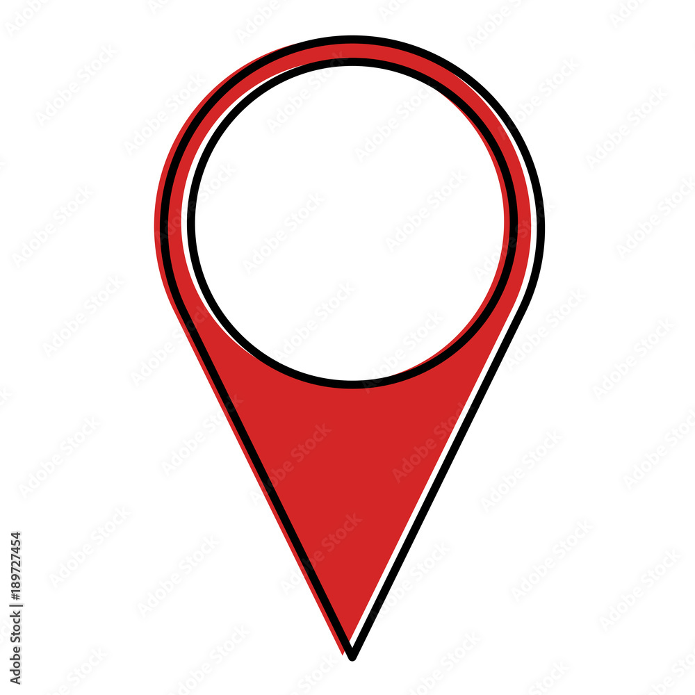 pin pointer isolated icon pin pointer isolated icon