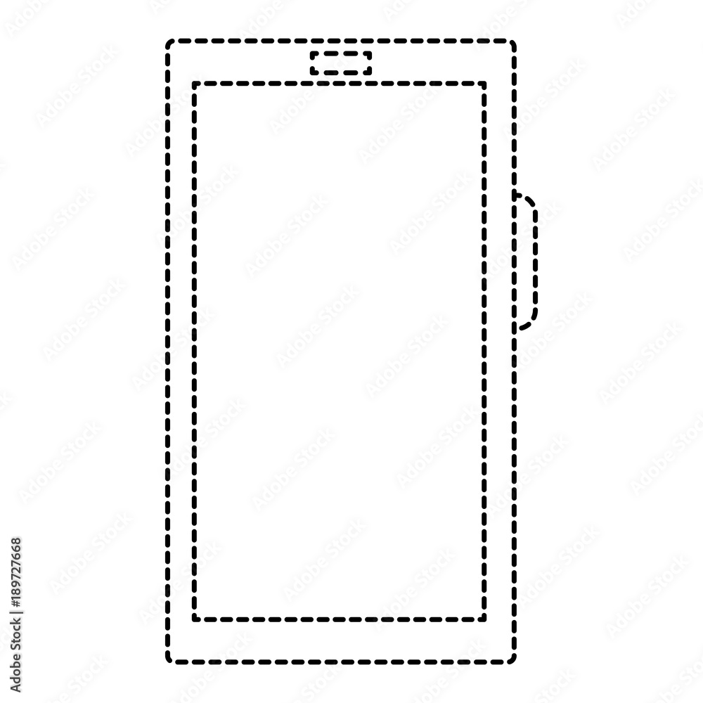 smartphone device isolated icon smartphone device isolated icon