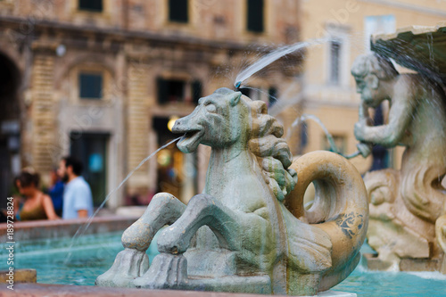 Photography Famous resort Pesaro in Italy