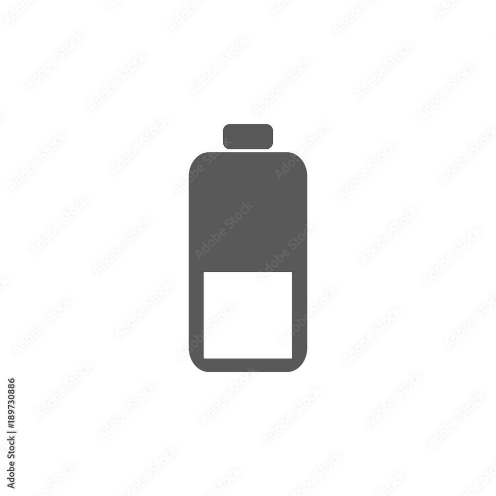 Semi half battery icon. Battery vector illustration icons. Semi half battery icon. Battery vector illustration icons.