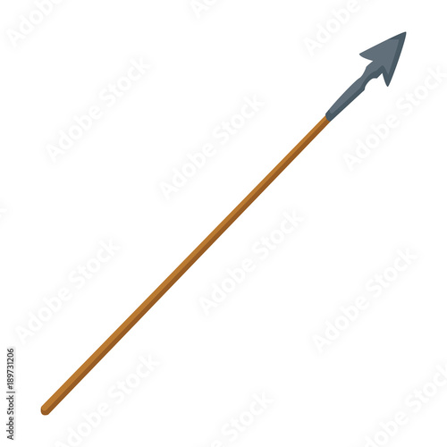 spear weapon isolated icon vector illustration graphic design