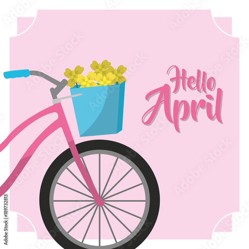 Hello April design