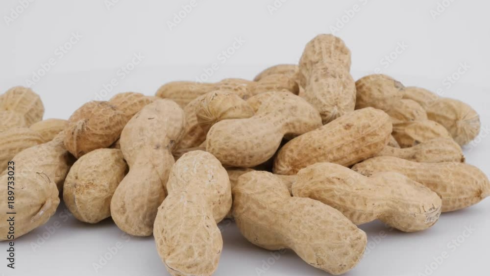Peanuts isolated on white background Peanuts isolated on white background