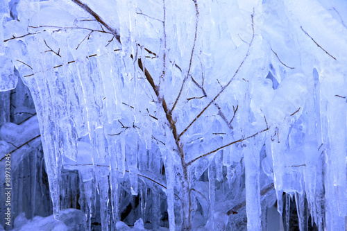 Ice waterfall