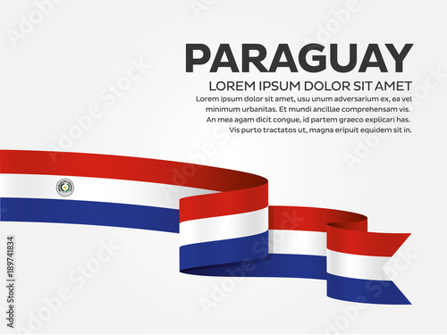 Paraguay flag background