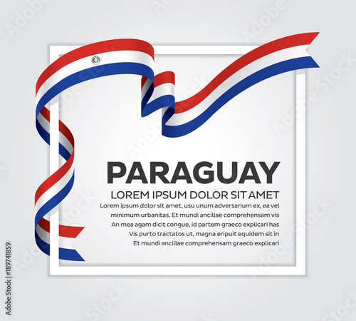 Paraguay flag background