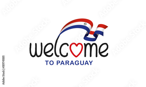 Paraguay flag background