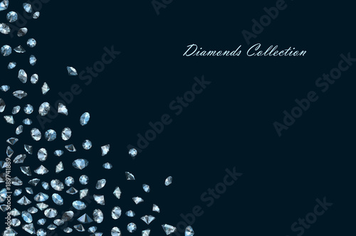 shiny diamonds background