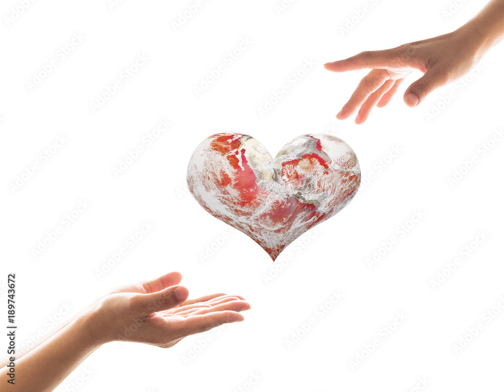 World heart health day, blood, organ donor concept with human hands World heart health day, blood, organ donor concept with human hands