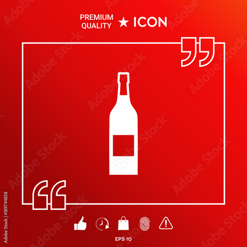 Bottle of wine icon