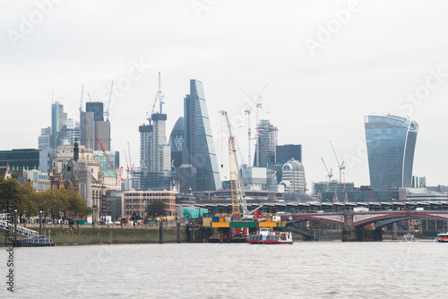 London City And Thames River © Andrey Popov