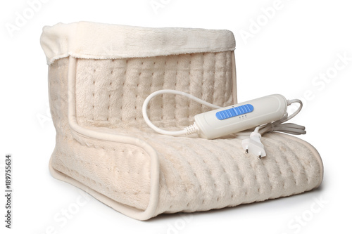 Canvas Print Electric foot warmer boot