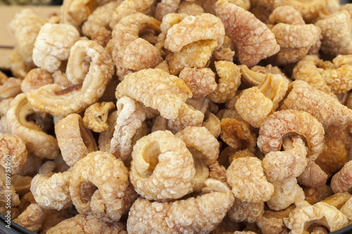 Obraz na plátně Pork rinds.