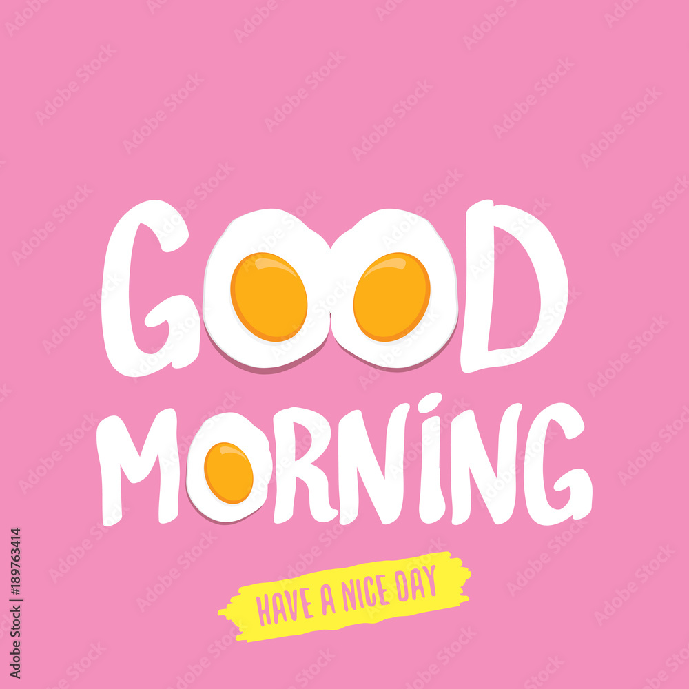 Fried Egg vector illustration. good morning concept. breakfast fried chicken egg with a orange yolk in the center of the fried egg flat laying on pink background. Fried Egg vector illustration. good morning concept. breakfast fried chicken egg with a orange yolk in the center of the fried egg flat laying on pink background.