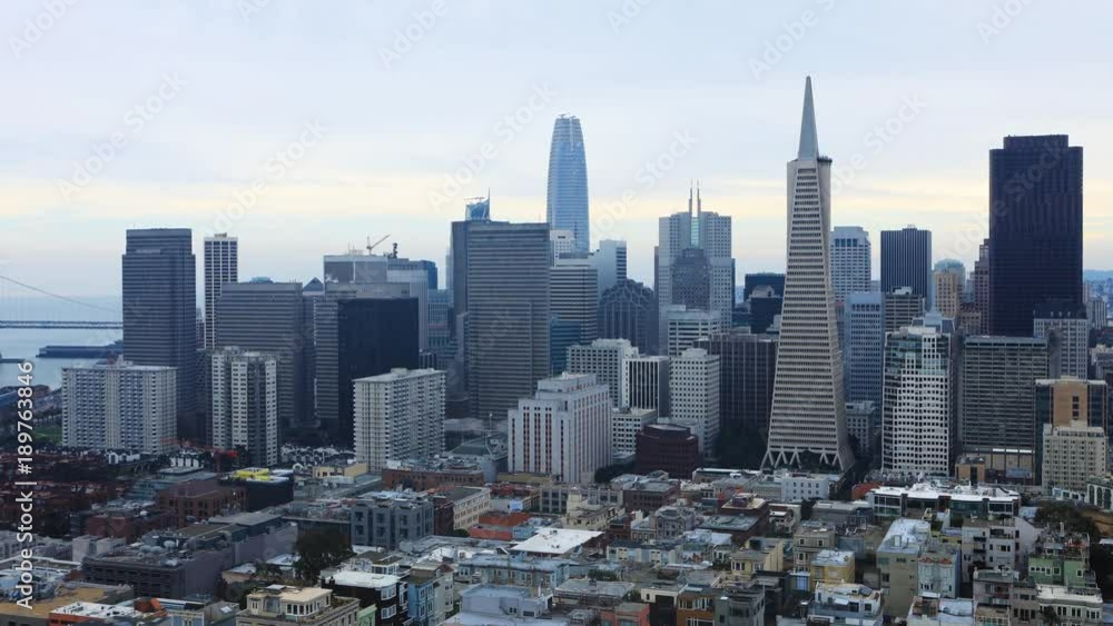 Timelapse of San Francisco, California city center 4K Timelapse of San Francisco, California city center 4K