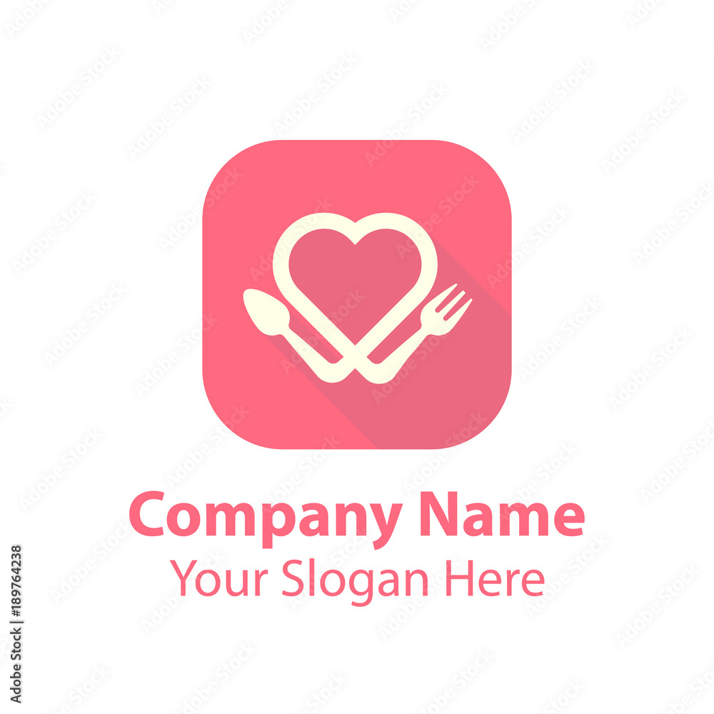 Love food logo design, food logo design Love food logo design, food logo design