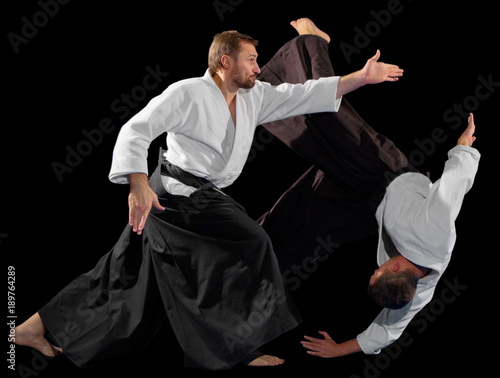 Men martial arts fighters