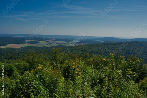 Blick über die Haßberge in Oberfranken