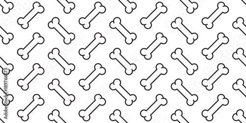 Dog Bone Seamless pattern vector isolated wallpaper background white