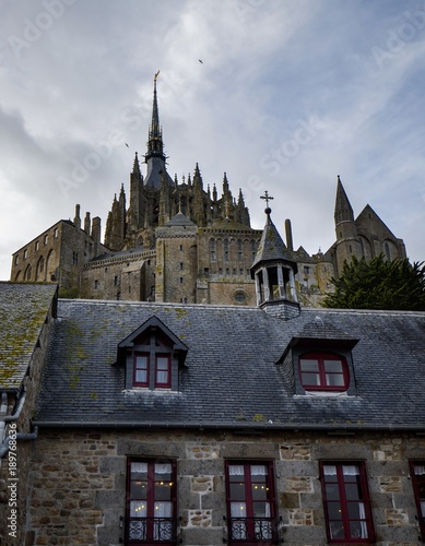 Wallpaper Mural church un top of mont saint michel  Torontodigital.ca
