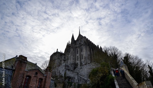 Wallpaper Mural church un top of mont saint michel  Torontodigital.ca