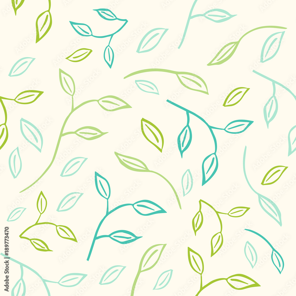 Fototapeta premium Vector green pattern for eco logo or sign.