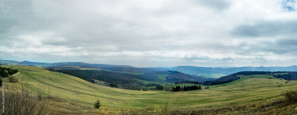 Panorama landscape at german mountain Panorama landscape at german mountain