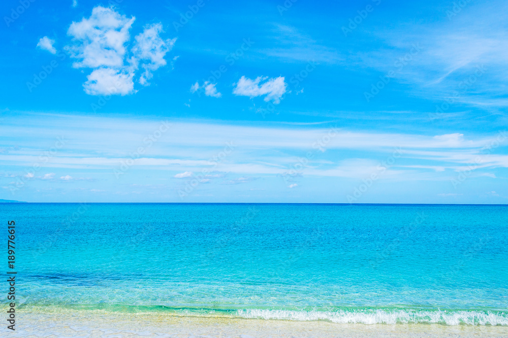 Blue sea in Fiume Santo