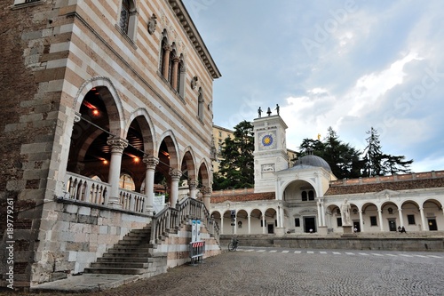 centro storico di Udine, Friuli, Italia