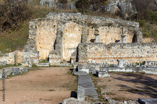 Ruins of the ancient city of Philippi, Eastern Macedonia and Thrace, Greece