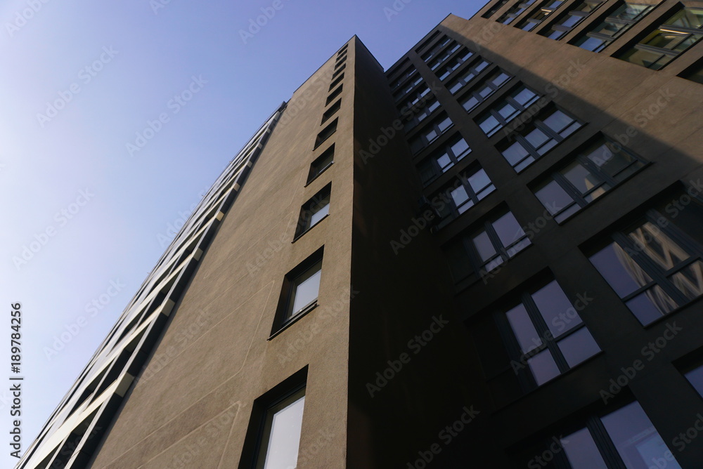 multistory building on a background of the sky