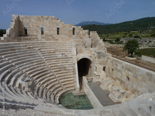 Assembly Hall of the Lycian League, Ancient Patara, Turkey photo