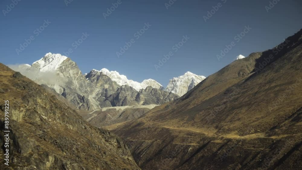 Aerial shot of Himalayan mountains in Everest region, Nepal. From Helicopter. Aerial shot of Himalayan mountains in Everest region, Nepal. From Helicopter.