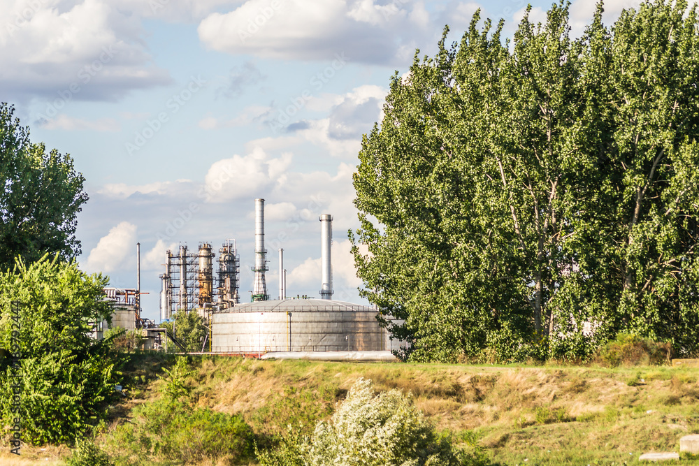 Fototapeta premium Heating plant in Novi Sad 