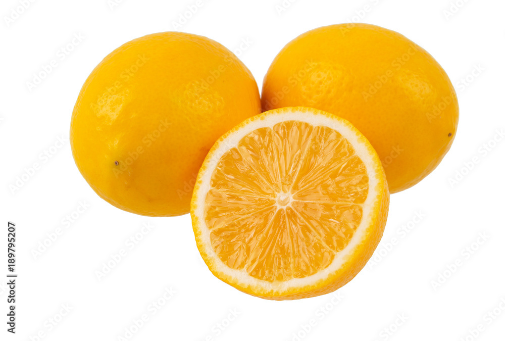 Lemon fruit. Ripe lemon, citrus fruit isolated on white. Lemon fruit. Ripe lemon, citrus fruit isolated on white.