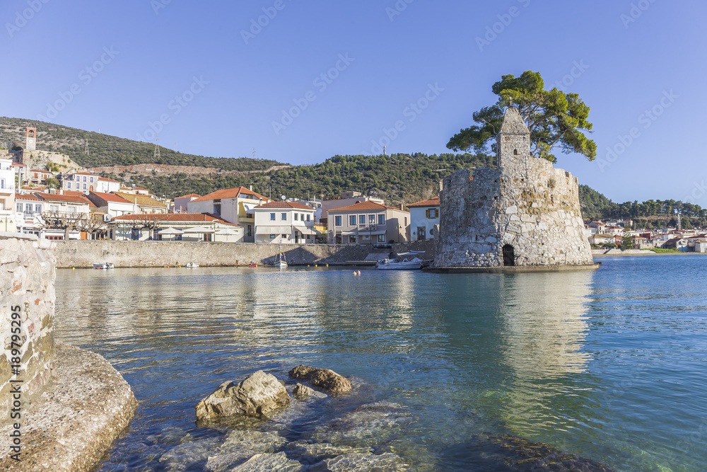 seashore fortress of Nafpaktos, Greece, Europe