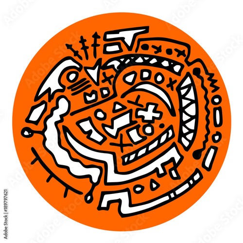 imaginative round circle figure