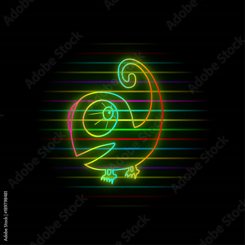 Colorful light chameleon