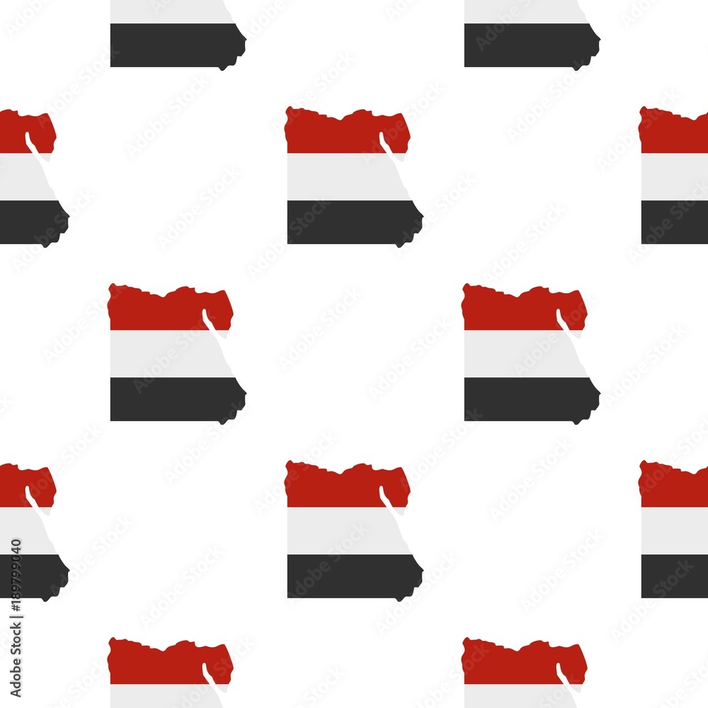 Fototapeta premium Map of Egypt pattern seamless