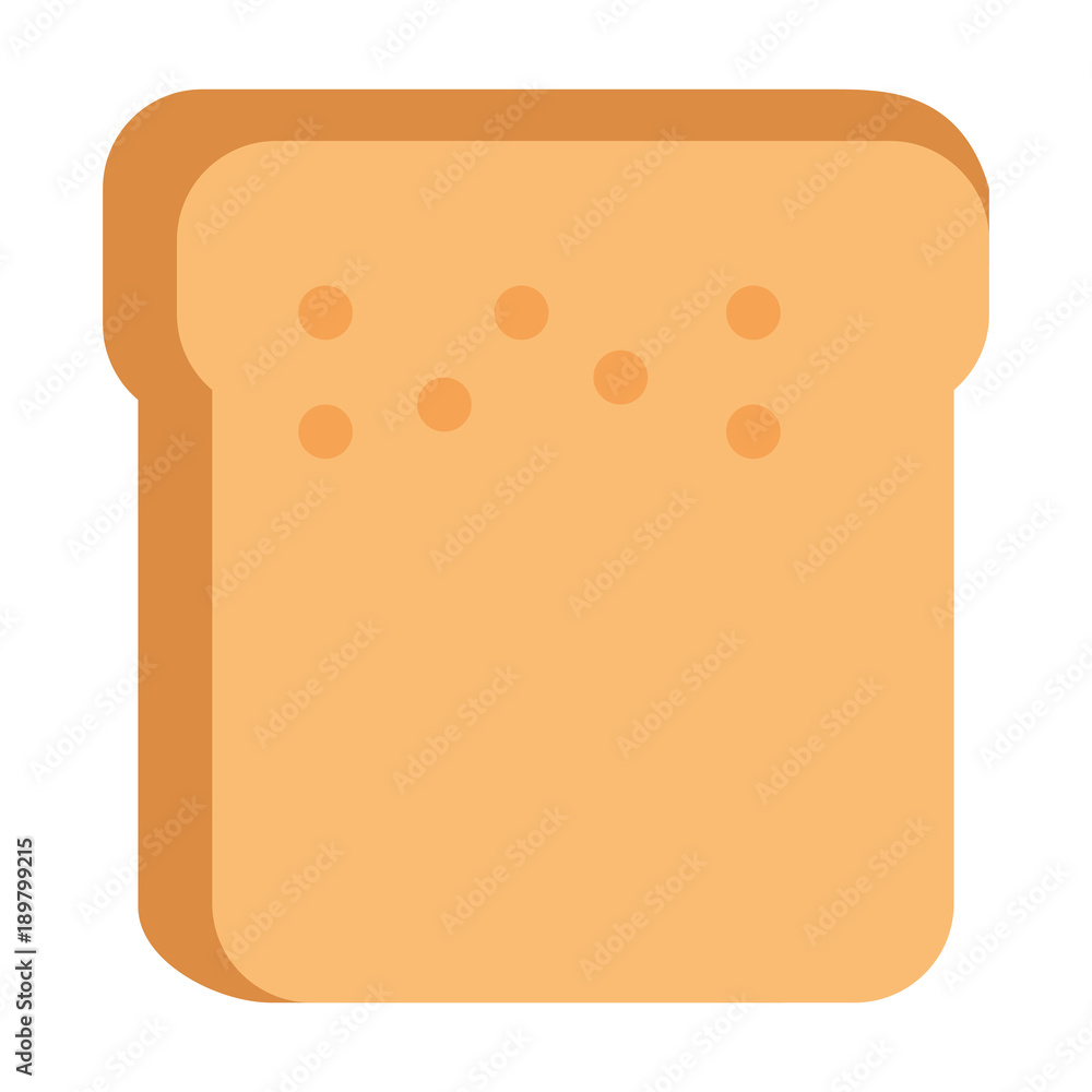 bread toast isolated icon bread toast isolated icon