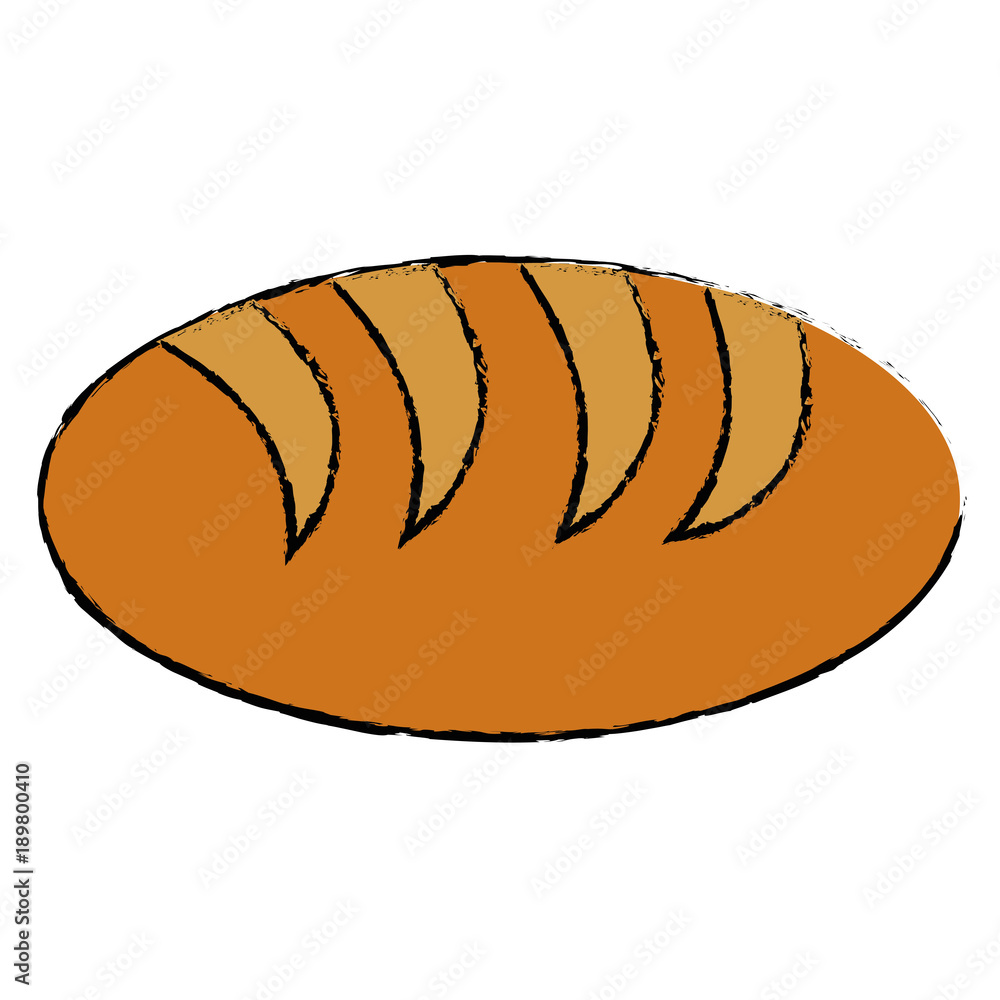 delicious bread isolated icon delicious bread isolated icon