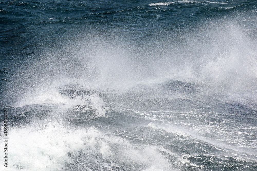 Blue ocean wave on Windy Rough sea day. Cruise ship Vacation. Big surf.
Blue ocean wave on Windy Rough sea day. Cruise ship Vacation. Big surf.