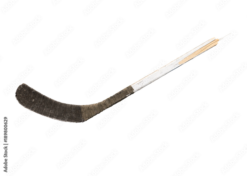 Fototapeta premium Isolated Smashed Hockey Stick