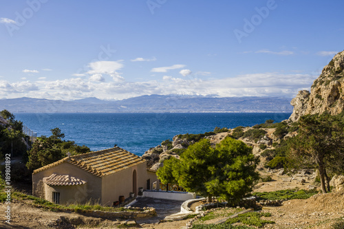 Saint John church in Pera Chora near Loutraki photo