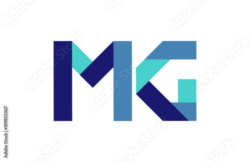 MG Ribbon Letter Logo
