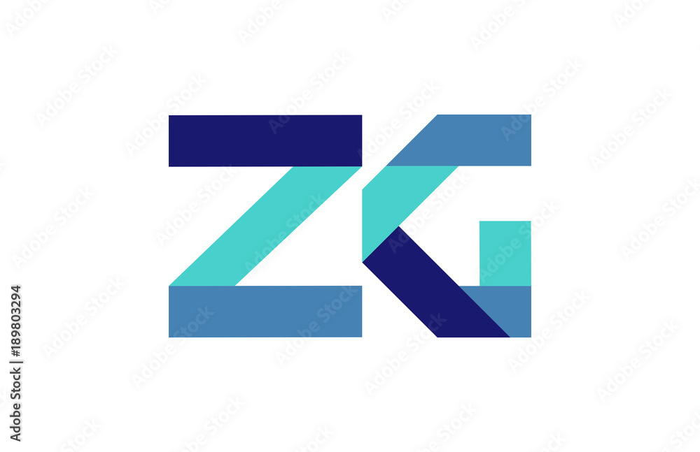 ZG Ribbon Letter Logo ZG Ribbon Letter Logo