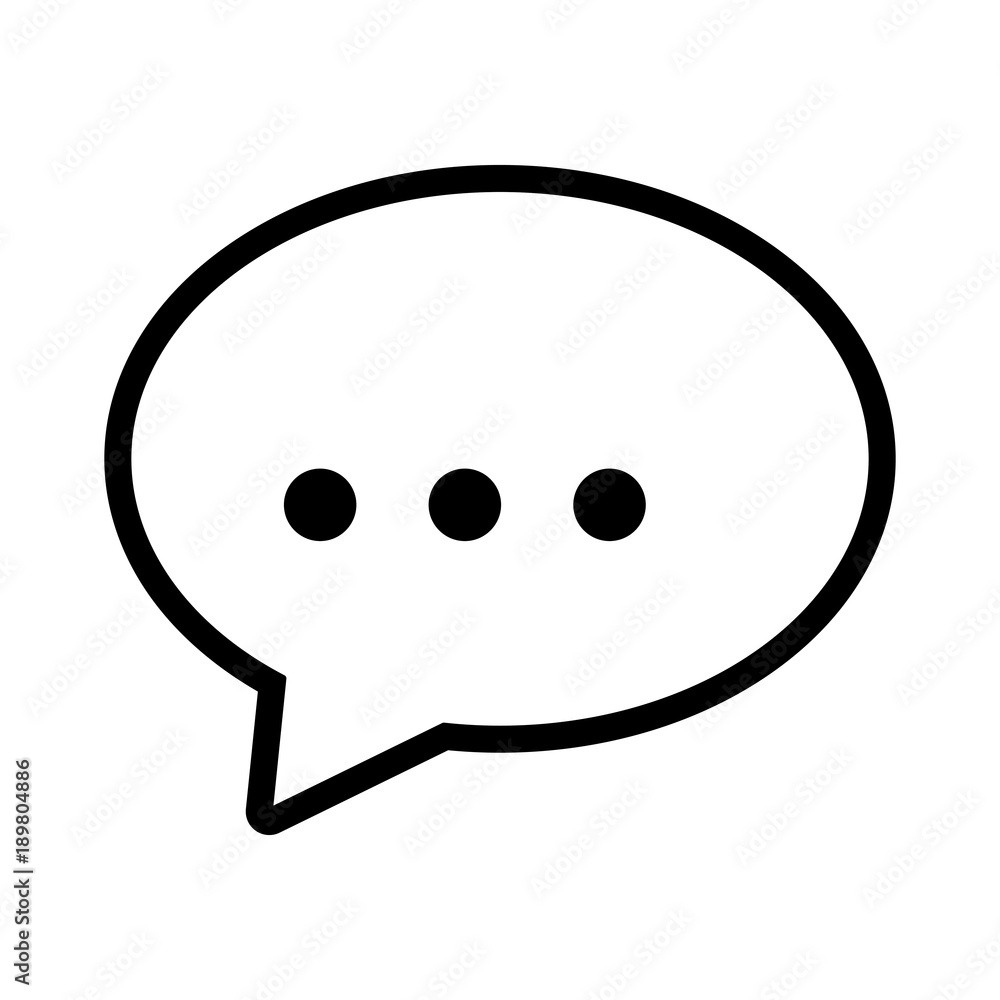 Speech bubble icon Speech bubble icon